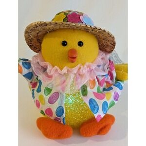 Avon Light Colors Plastic Melted Popcorn Body Easter's Arrival Chick Sitter Work